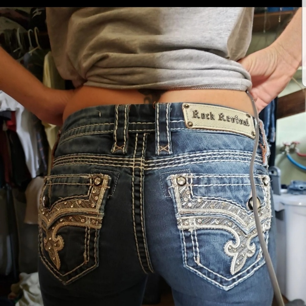 Womens Rock Revival jeans